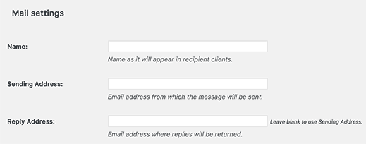 Sendgrid-plugin-mail-settings Edite la configuración de correo en la configuración del complemento SendGrid en WordPress