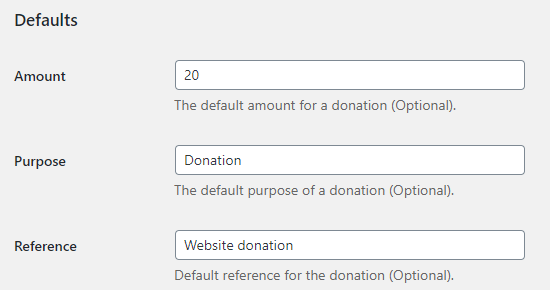 Establezca los valores predeterminados para sus donaciones de PayPal Establezca los valores predeterminados para sus donaciones de PayPal