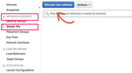 Asignar nueva IP elástica Asignar nueva IP elástica