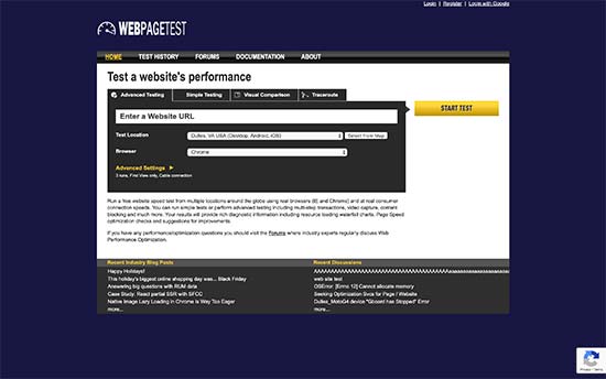WebPageTest WebPageTest