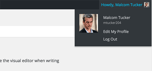 Nombre completo utilizado en el área de administración de WordPress Nombre completo utilizado en el área de administración de WordPress