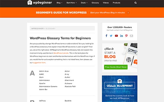 Glosario de WPBeginner Glosario de WPBeginner