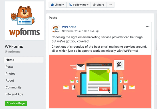 Comparte contenido en Facebook Comparte contenido en Facebook
