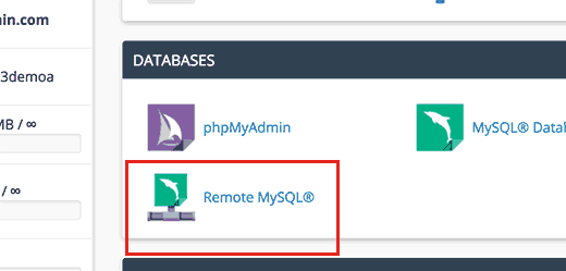 MySQL remoto en cPanel MySQL remoto en cPanel