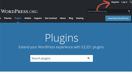 Regístrese para obtener una cuenta gratuita de WordPress.org Regístrese para obtener una cuenta gratuita de WordPress.org