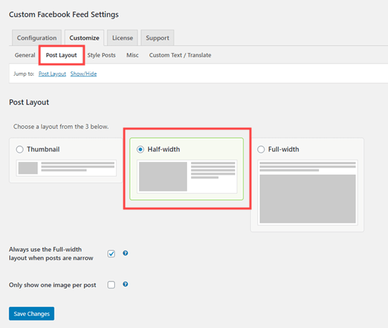Usar publicaciones de medio ancho para la línea de tiempo de Facebook Usar publicaciones de medio ancho para la línea de tiempo de Facebook