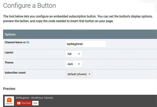 Botón de configuración Botón de configuración