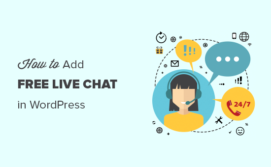 Adding free live chat in WordPress