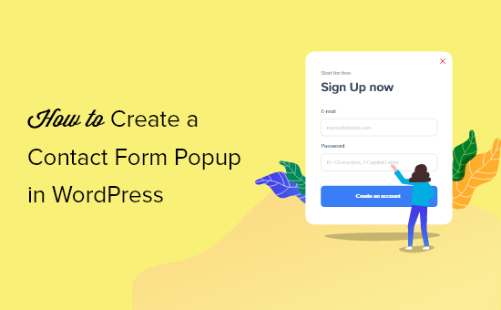 How to Create a Contact Form Popup in WordPress