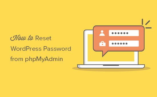 Reset your WordPress password from phpMyAdmin