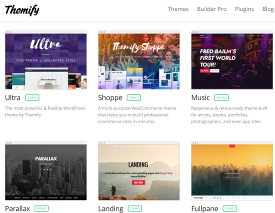 Arrastrar y soltar temas de Themify - WPBeginner Arrastra y suelta temas de Themify