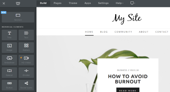 Creador de sitios web Weebly - WPBeginner Creador de sitios web Weebly