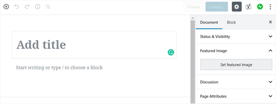 Agregar nueva página en WordPress Agregar nueva página en WordPress