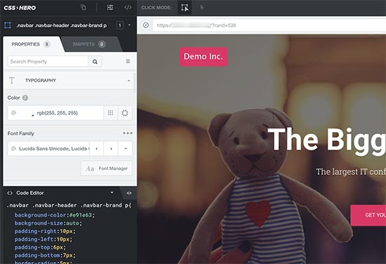 Edición de estilos para diferentes elementos usando CSS Hero Edición de estilos para diferentes elementos usando CSS Hero