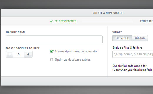 Crear una copia de seguridad de los archivos y la base de datos de su sitio web de WordPress usando Infinitewp Crear una copia de seguridad de los archivos y la base de datos de su sitio web de WordPress usando Infinitewp