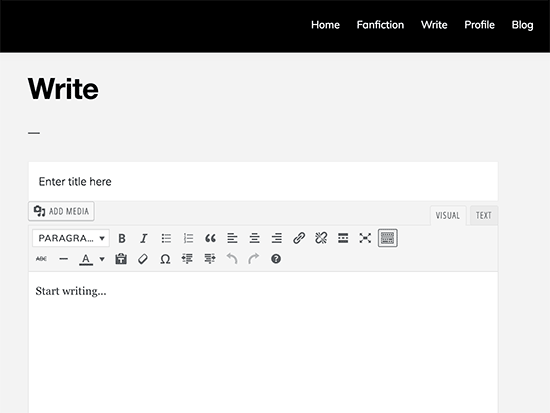 escribir fanfiction escribir fanfiction