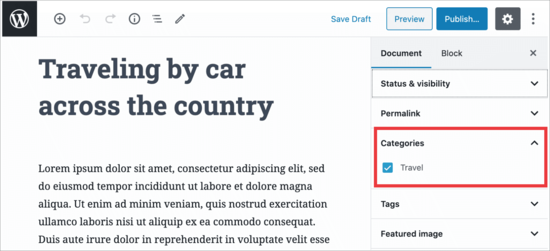 Restringir categorías en el editor de WordPress Restringir categorías en el editor de WordPress