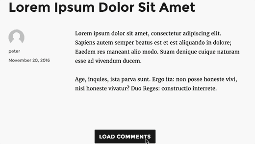 Lazy loading comentarios de WordPress al hacer clic Lazy loading comentarios de WordPress al hacer clic