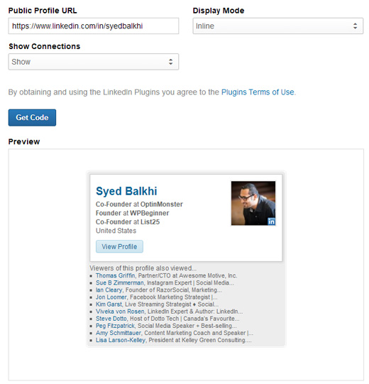 Generador de perfiles de LinkedIn Syed Balkhi Generador de perfiles de LinkedIn Syed Balkhi