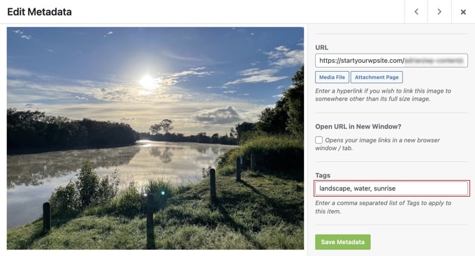 enviraeditmetadatos Agrega etiquetas a tus fotos
