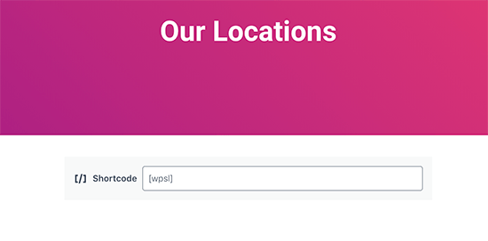 Código abreviado del localizador de tiendas Código abreviado del localizador de tiendas