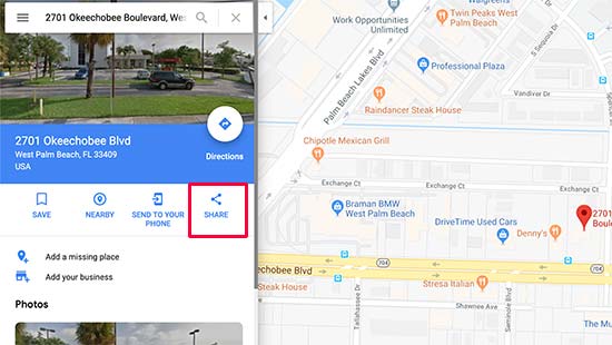 Compartir un mapa en Google Maps Compartir un mapa en Google Maps