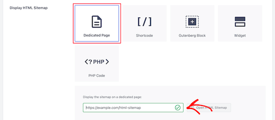 Ingrese la URL para la página del mapa del sitio HTML Ingrese la URL para la página del mapa del sitio HTML