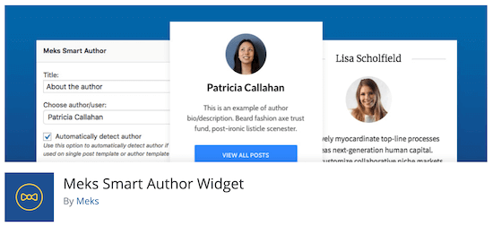 Widget de autor inteligente de Meks Widget de autor inteligente de Meks