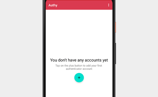 Agregar cuenta en su aplicación de autenticación Agregar cuenta en su aplicación de autenticación