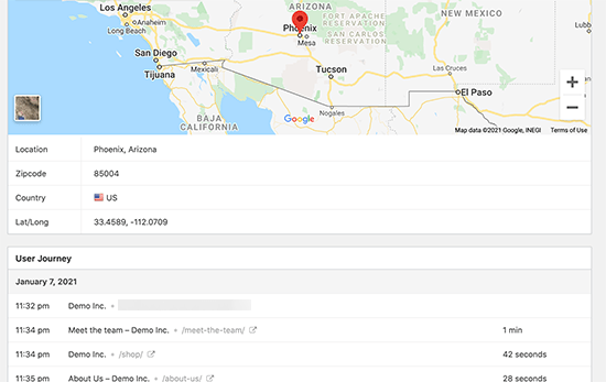 Seguimiento de ubicación geográfica para envíos de formularios en WordPress Seguimiento de ubicación geográfica para envíos de formularios en WordPress