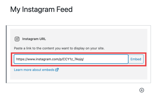 Insertar imagen de Instagram Insertar imagen de Instagram