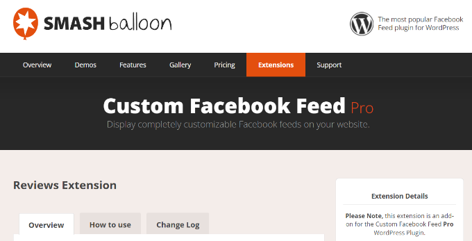 Feed de reseñas sociales de Facebook – Smash Balloon Feeds de Facebook de Smash Balloon