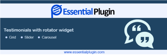 Testimonios de WP con Rotator Testimonios de WP con widget de rotador