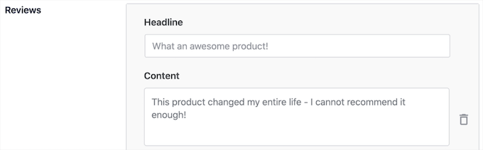 Cuadro de comentarios de clientes de AIOSEO