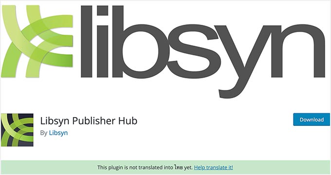 Centro de editores de Libsyn