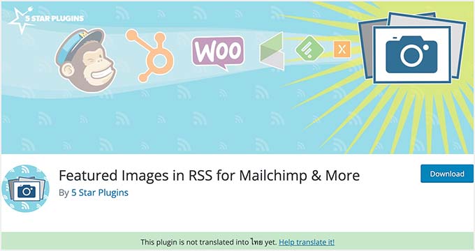 Imágenes destacadas en RSS