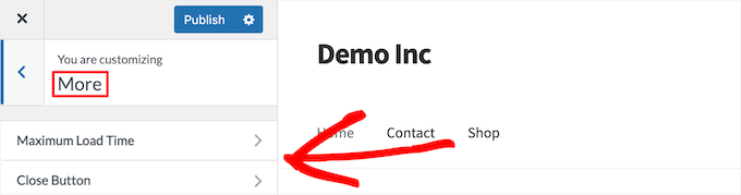 Configuración adicional de LoftLoader