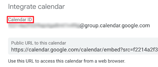 Copiar ID de calendario Copiar ID de calendario