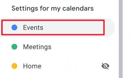 Haga clic en Calendario de Google Haga clic en Calendario de Google