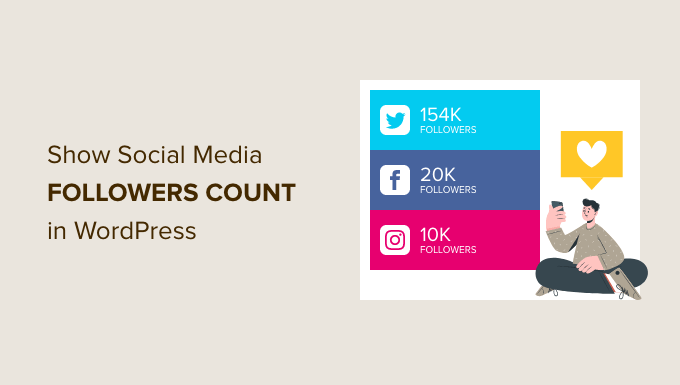 Mostrar el número de seguidores de las redes sociales en WordPress