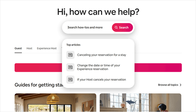 Airbnb's help center Airbnb's help center