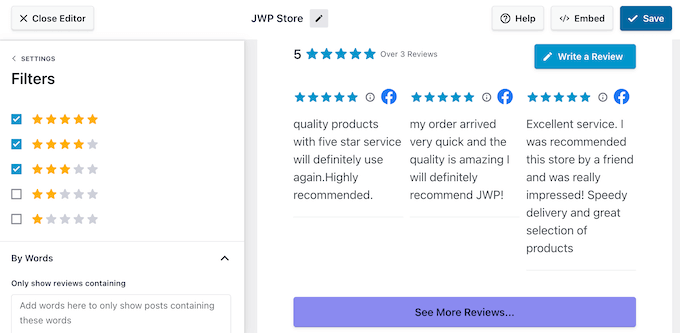 How to moderate your embedded reviews How to moderate your embedded reviews