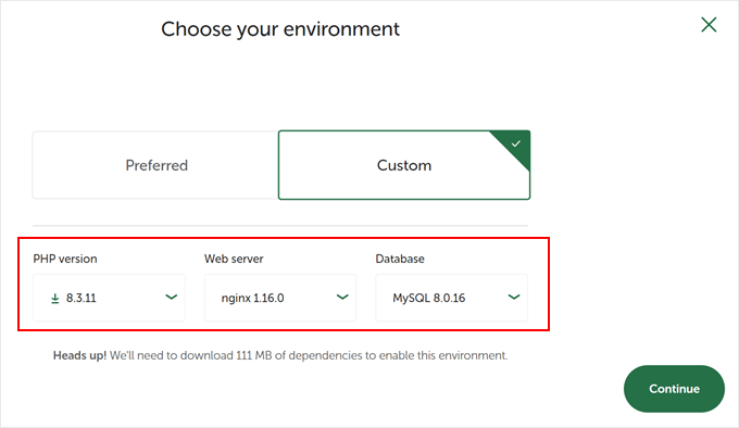 Configuring the local WordPress environment with Local WP Configuring the local WordPress environment with Local WP