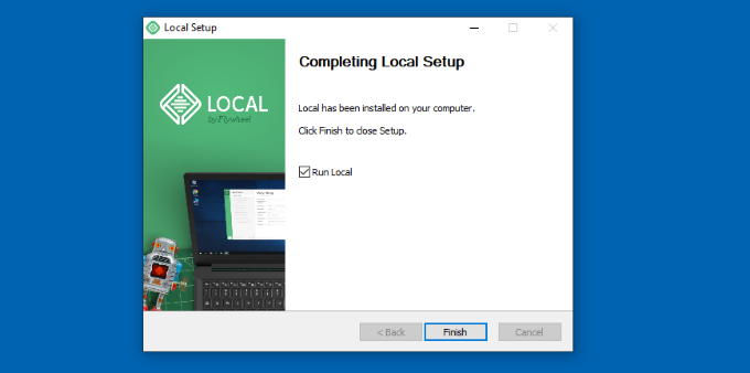 Run local software Run local software