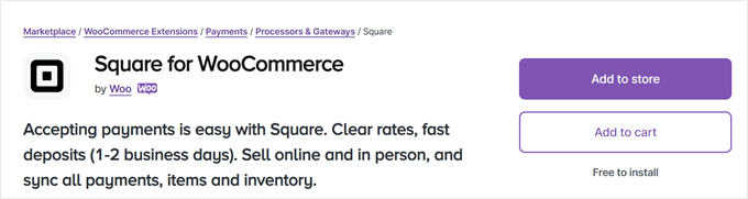 WooCommerce Square addon WooCommerce Square addon