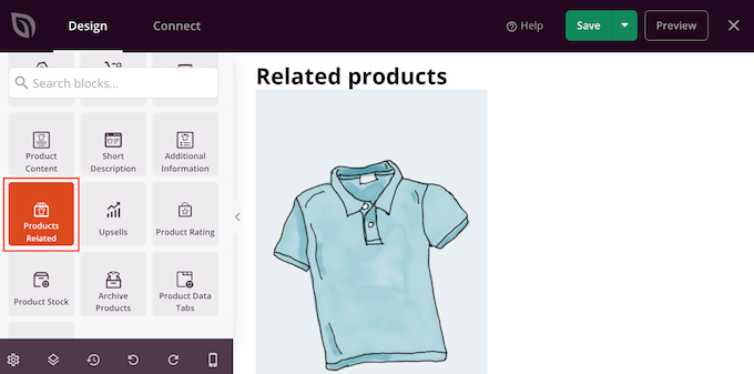 A products related section on an online store A products related section on an online store