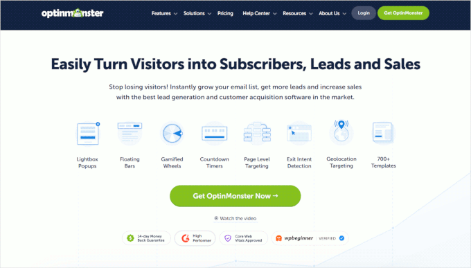 OptinMonster website OptinMonster website