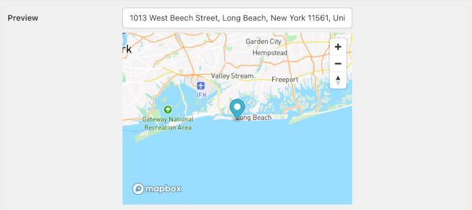 Dragging a pin across Mapbox Dragging a pin across Mapbox