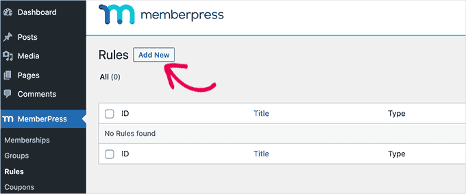 Add new rule Add new rule