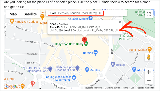 Getting a Google place ID Getting a Google place ID